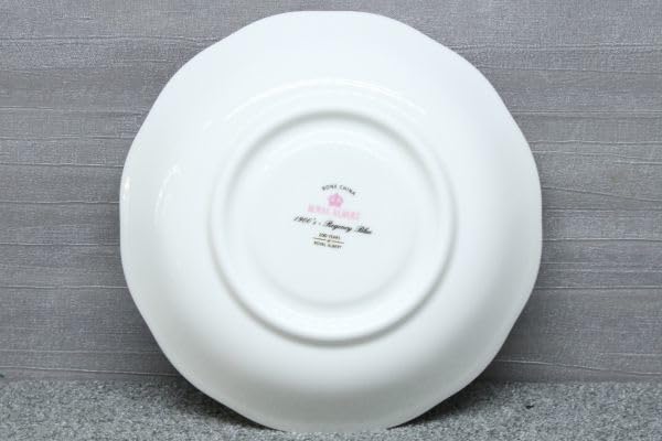 ロイヤルアルバート 100周年記念 1900's リージェンシーブルー カップ＆ソーサー ROYAL ALBERT 金彩 コバルト地 花菱模様 菊-