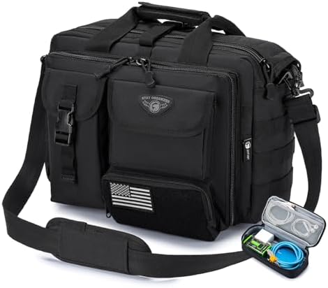 Stypos Tactical Messenger Bag, Tactical Briefcase for Man Military Laptop Bag Messenger Shoulder Bag