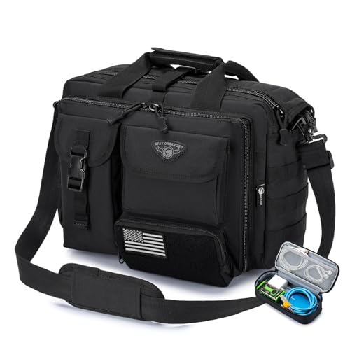 Stypos Tactical Messenger Bag, 14 Inch Tactical Briefcase