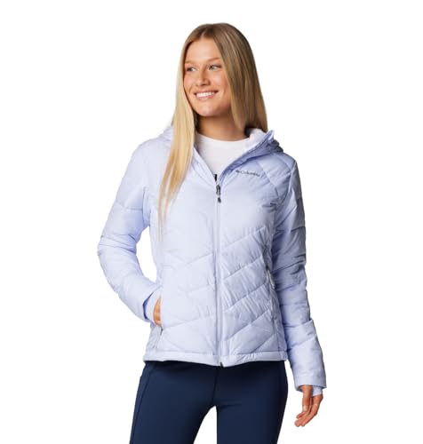 Image of Columbia Women's Omni-Heat Reflective Heavenly Hooded Hiking & Trekking Down Standard Length Jacket