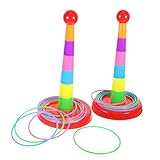 TOYANDONA 2 Ensembles Jeux De Lancer pour Garçon Fille Cercles De Lancer Jeux Extérieur po...