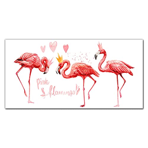 Photo sur verre oiseau animal enflammé pour tableau en verre acrylique 100x50cm