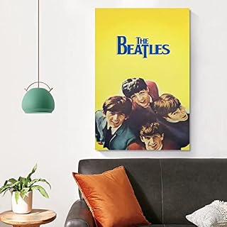 Poster décoratif sur toile The Beatles Band – Poster mural et art – Décoration moderne pour chambre à coucher familiale… - Les Beatles, Paul McCartney, John Lennon, RIngo Starr, George Harrison Poster décoratif sur toile The Beatles Band - Poster mural et art - Décoration moderne pour chambre à coucher familiale… – Image 4