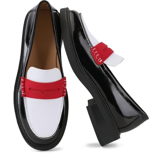Image of Loafers for Women, Classic Penny Slip On Flat Dress Shoes