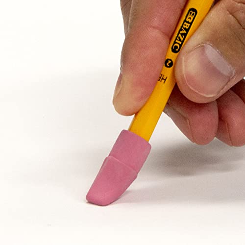 Bazic Pink Eraser Top, Latex Free Pencil Tops Erasers, Arrowhead Caps Erasers For Kids Student Bulk Packs For School Supplies, Total 144 Count #TOP1