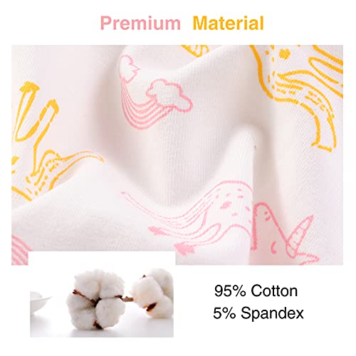 BANGSAUR Girls' Dress, Cotton Soft Sleepshirts,3-10 Years2