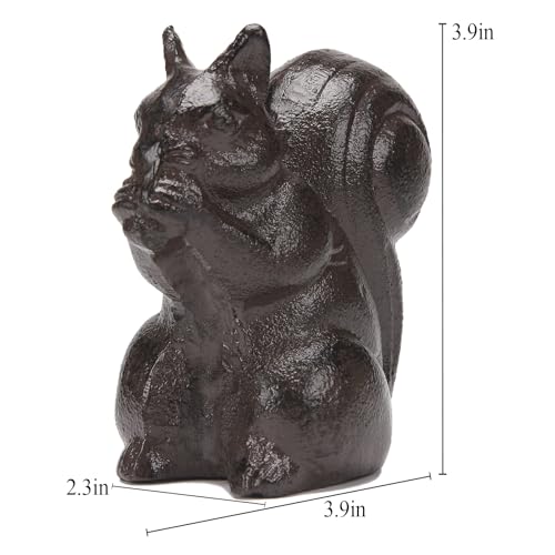Figura Decorativa Ardillas de Hierro Fundido miniatura 2