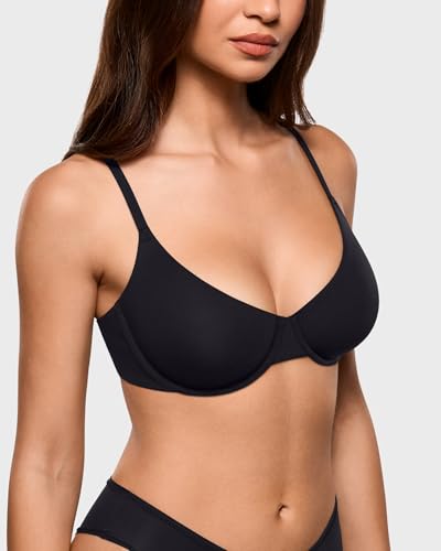 Image of INLYRIC Women's Unlined Balconette Bra Tshirt Underwire