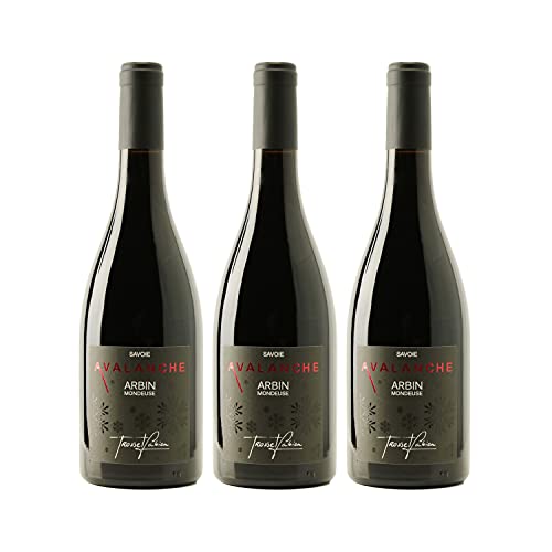 Vin de Savoie Arbin Mondeuse Avalanche Rouge 2020 - Fabien Trosset - Vin AOC Rouge de Savoie - Bugey - Lot de 3x75cl…