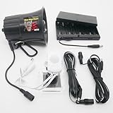 MTOpro センサーワンワンホーン 乾電池式 24時間センサー 昼間の防犯対策に！ 吠えて防犯わんわんホーン 最大110dB 音量調整付 農作業 DCC-SDLHOW24