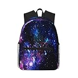 Mochilas De Viaje Campo Estelar De La Galaxia Bolsa De Viaje Clásico Mochila Escolar Moda Mochilas Escolares para Viaje Senderismo Camping