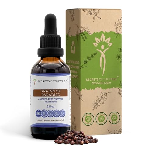 Grains of Paradise Tincture Alcohol-Free Liquid Extract, Grains of Paradise (Aframomum melegueta)...