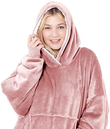 Eskimo Sherpa Hoodie Blush