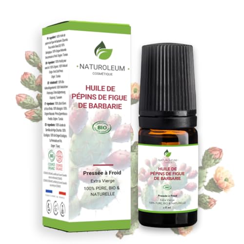 ACEITE DE SEMILLAS DE HIGO CHUMBO ORGÁNICO, Puro y natural, prensado en frío - extra virgen - cuidado nutritivo de la piel, la cara y el cabello. Vegan