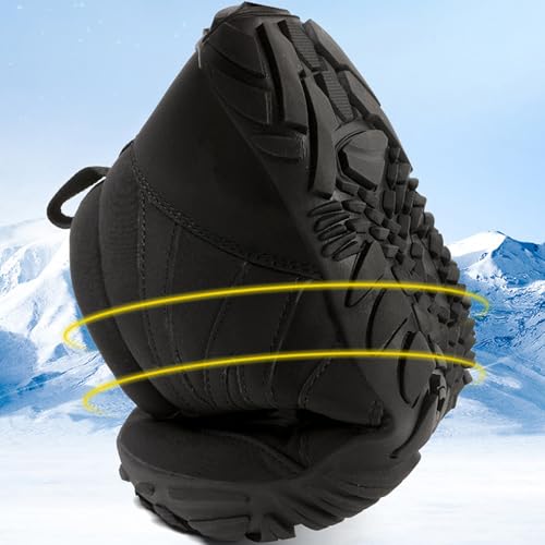 Winter Barefoot Shoes Women, Hike Winter Barefoot Shoes Mens, Barefoot Boots Women Wide Winter, Warm Casual Snow Boots 6
