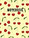 Produktbild NOTEBOOK: Cherries Designs Cover, Notebook, Red, 100 Pages, 8.5 x 11 inches,