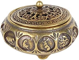 Mini Copper Antique Bronze Chinese 12 Animals Incense Burner Decorations Pure Copper Hollow Home Censer Sandalwood Censer Holder - huMiniCop#224582