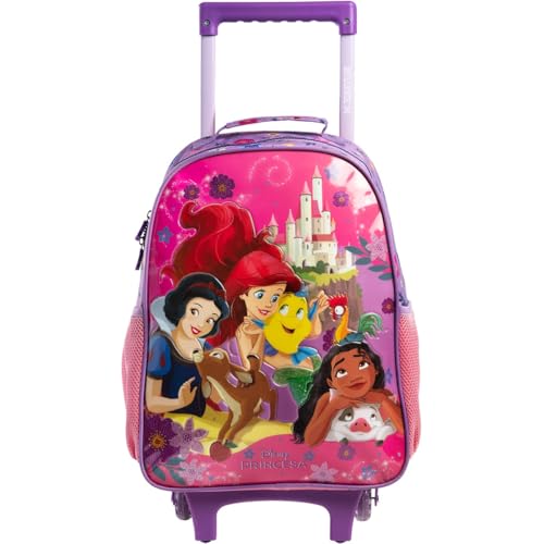 Mochila Infantil com Rodinha, Xeryus, Princesas X
