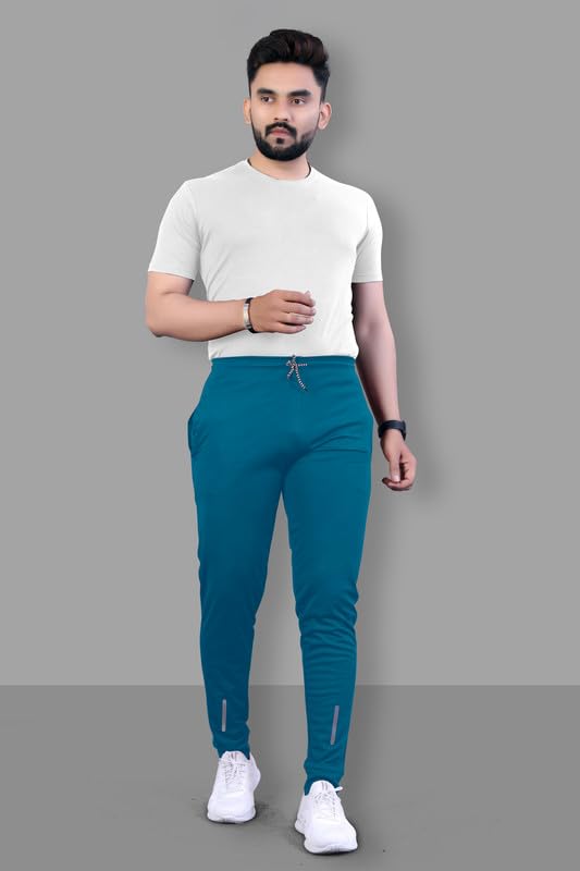 Image of NoseQueen Regular Track Pants for Man | Men Trackpant | Night Pants for Man with with Zippered Pockets, Drawstring Waist