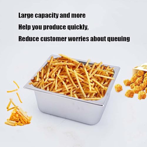 Gas-Fritteuse Kommerzielle Bratpfanne Pommes Frites-Maschine Fritteuse – Flüssiggas-Arbeitsplatte Fritteuse mit 2 Frittierkörben – perfekt für Restaurants oder Zuhause – Bild 8