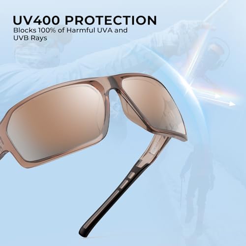 KastKing Chippewa Polarized Sunglasses – UV400 Protection, Full Wrap, 1.0mm TAC Lenses for Fishing, Cycling & Outdoor Sports - image 6