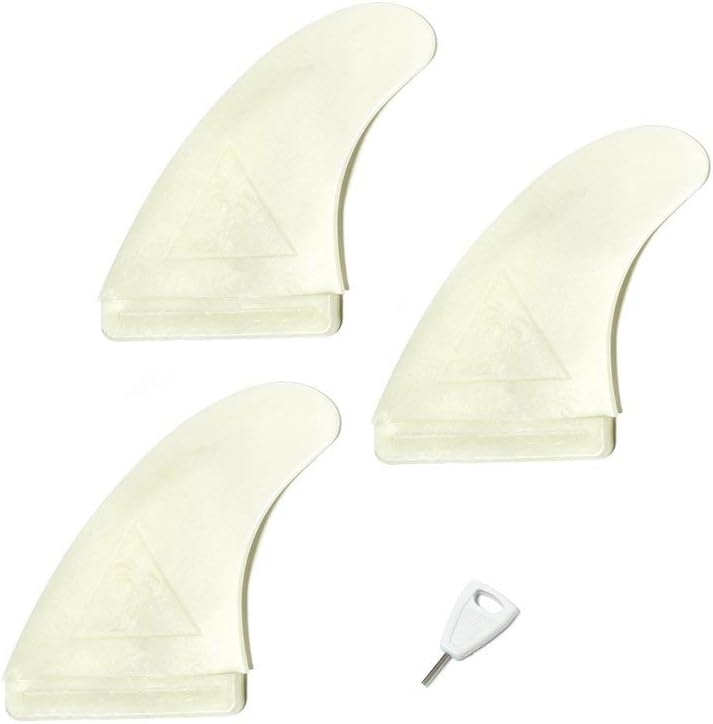 Catch Surf Hi-Perf Thruster Fin Set, Natural