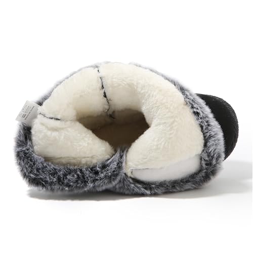 Image of Femizee Girls Boys Warm Winter Boots Kids Outdoor Snow Boots(Toddler /Little Kid)