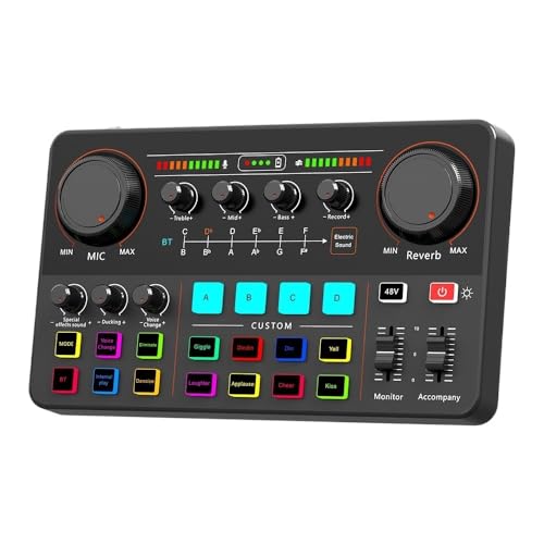 OUTFYT P300 Live Soundkarte DJ Mixer 2er-Set