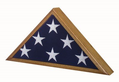 SpartaCraft Oak Veteran Military Flag Case