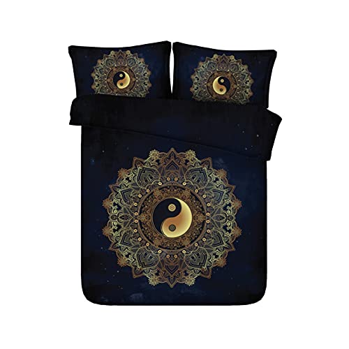 Linge de lit double Gossip avec fermeture éclair ciel étoilé