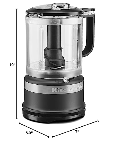 image for KitchenAid 5 Cup Food Chopper KFC0516BM, Matte Black