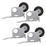 JOINPAYA 4 Stück Gummi Eisen Andruckrollen Kassettenspieler Ersatzteile 9mm Verschleißfest Kompatibel Für Tonbandgeräte Und Videorekorder