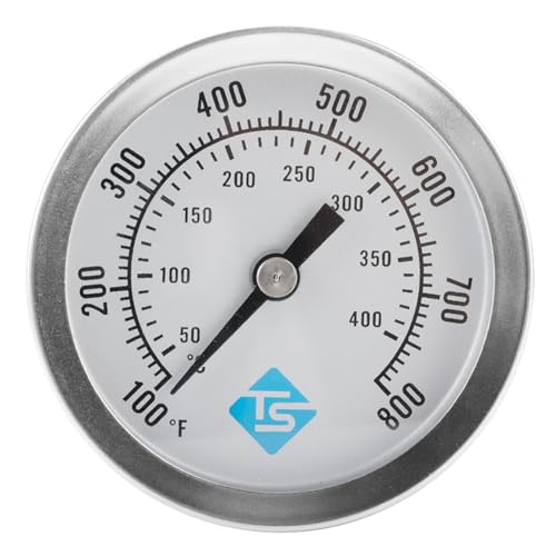 Stainless Temperature Meter High Precisions M8x1 62mm Diameter BBQ Oven Thermometers 50-400?/100-800? Measuring Ranges