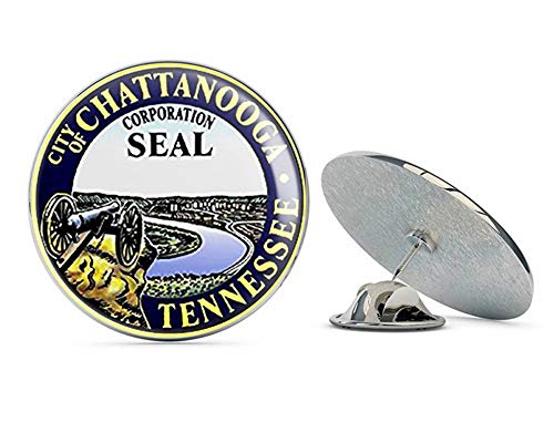 Round City Seal of Chattanooga TN (Tennessee) Metal 0.75