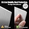 URMONA 3 PCS 304 Stainless Steel Cutting Board For Kitchen, Non-Staining&Odor-Free, Burr-Free Edges, Dishwasher Safe, Non Toxic Cutting Board（S+M+L） #4