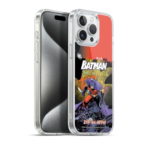 Funda Batman iPhone 15 Pro Max gel suave carcasa protectora DC Comics