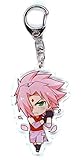 Tamaño: ca. 63x40mm A Llavero de Naruto (Haruno Sakura)
