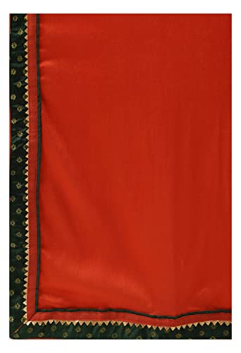 Image of LYMI LABEL Women Viscose Rayon Foil Printed & Embroidered kurta with Flared Skirt & dupatta