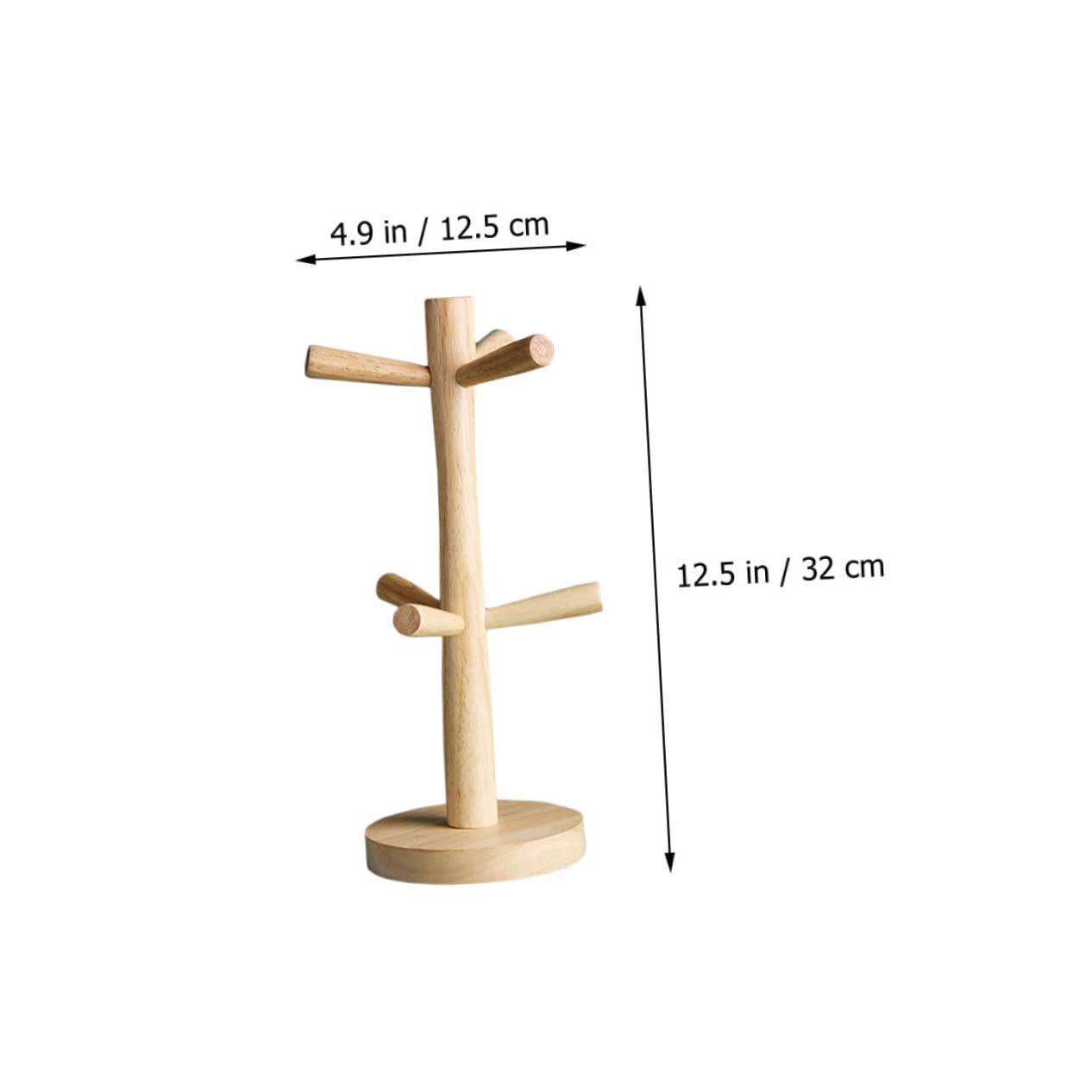 HOLIDYOYO 1pc Cup Draining Rack Upside Down Design for Easy Washing Draining Stylish Cup Display Stand for Home Kitchen Bar Office Chic Storage for Glasses Teacups