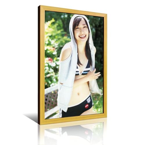 V_ ߐIȃ|X^[ KXA[ou }bg̃|X^[ t[A͂ȃR[i[̎ʐ^t[AM[̕ǂ̊zS[h A~jEʐ^t[ Wooden Frame-style 24x36inch(60x90cm)