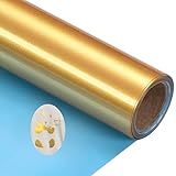 ★HIGH-QUALITY HEAT TRANSFER VINYL: Our gold heat transfer vinyl paper repeated cleaning still have better flex stretch, Washable and Durable, maintain a higher quality, for the production of fine projects have more advantages. If you right setting, you will experience one of kind HTV that is absolutely stunning.