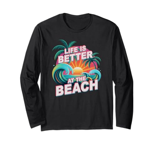 Retro LIFE IS BETTER AT BEACH �\���e�B�g���b�v �o�P�[�V���� �r�[�` ����T�V���c