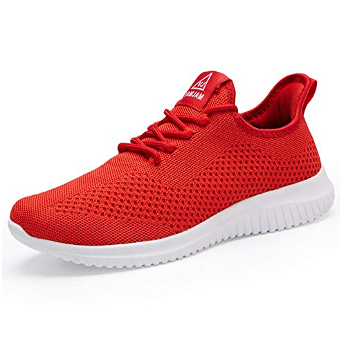Image of YDB Men's Running Shoes Ultra Lightweight Breathable Walking Shoes Non Slip Athletic Fashion Sneakers Mesh Workout Casual Sports Shoes