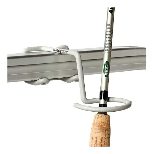 StemDaddy 2pk Fishing Rod Pole & Net Holder for Pontoons, Chairs (Camping & Beach), Boats, Canoes, Bank Fishing, Dock & Deck Railing