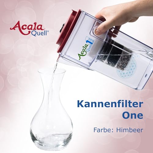 AcalaQuell One Water Filter Jug | Raspberry | Superior Filtration Efficiency | Multi-Layer Filter Cartridge | PI-Technology | Creates Refreshing, Healthy Water - Image 7