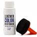 Leather Hero Leather Color Restorer & Applicator- Refinish, Repair, Renew Leather & Vinyl Sofa, Purse, Shoes, Auto Car Seats, Couch 2oz (Black)