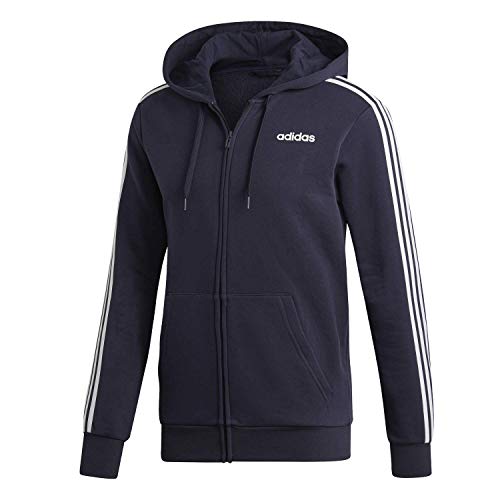 Image of adidas mens Essentials 3-stripes Fleece Hoodie