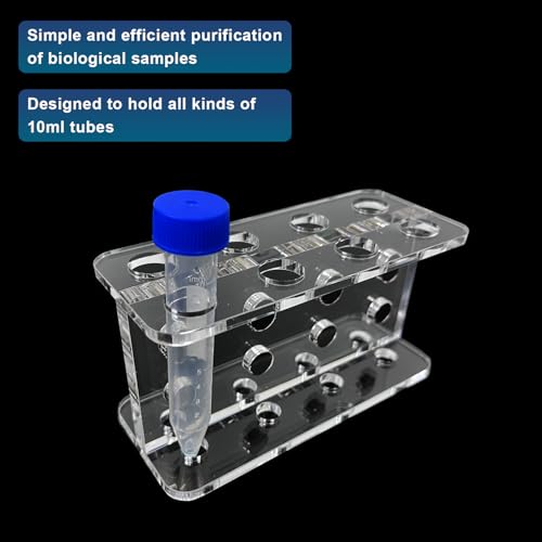 Image of Magnetic Rack Separator for DNA, RNA or proteins Purification, Made for 10ml centrifuge Tubes, 8-Wells