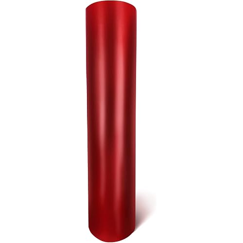 VViViD Red Satin Chrome Car Wrap Stretch Conform Cast Vinyl DIY (1ft x 5ft)
