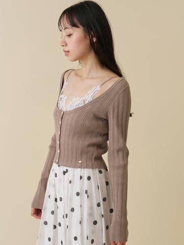 Amazon | [スナイデル] レーストリムニットアンサンブル SWNT262049